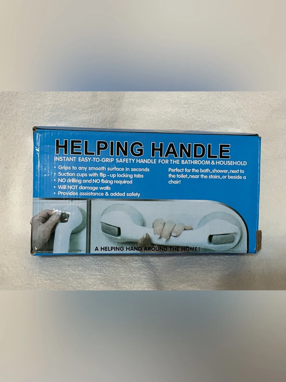 Hanging Handle Suction Grab Bar - Blue - Unknown Brand